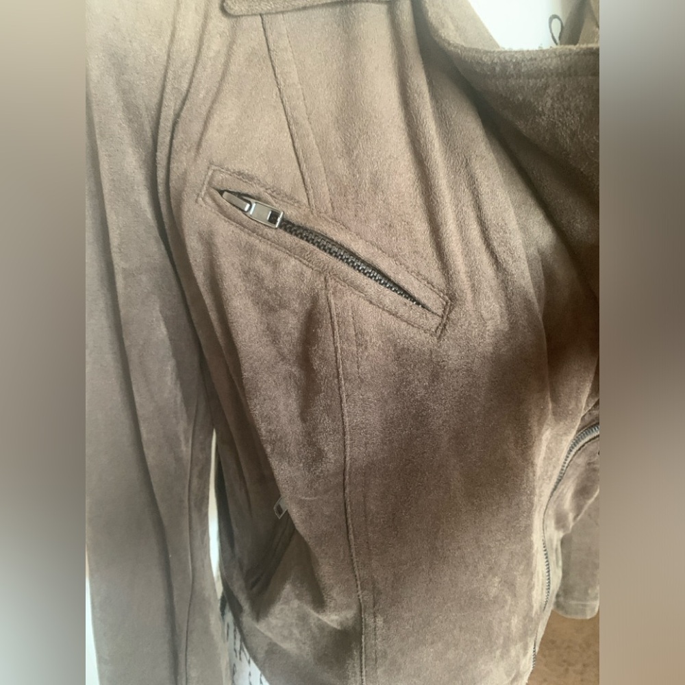 Gibson Latimer Chocolate Brown Suede Short Jacket - Picture 7 of 10